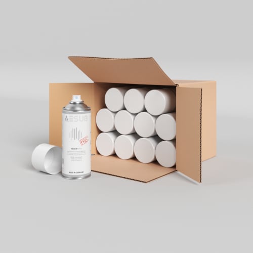 AESUB White, 1 opakowanie (12 puszek), permanentny zdjęcie produktu