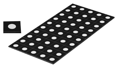 Punkty referencyjne 5,0 mm, białe, niekodowane, magnetyczne, 100 sztuk zdjęcie produktu